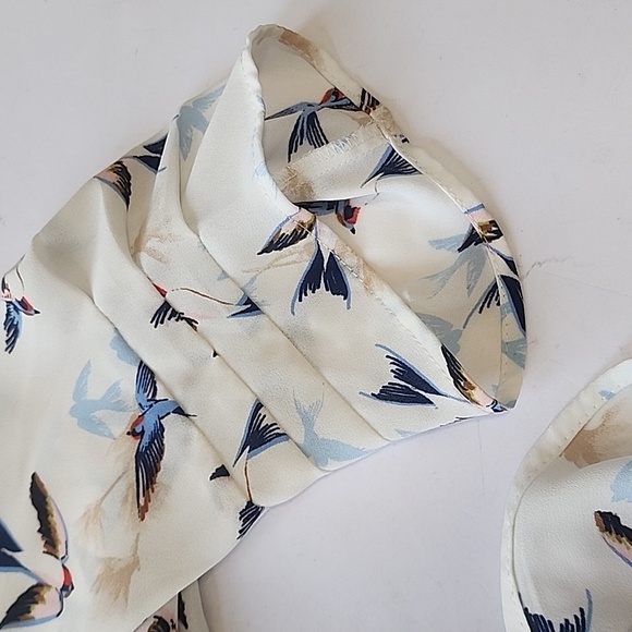 DR2 Sheer 3/4 Sleeve Top sz L - Picture 8 of 9